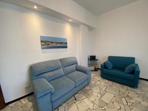 Ruang duduk di Casa Gio, un passo dal mare, vista panoramica