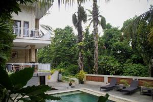 Zahrada ubytování Hanaka Riverside Ubud