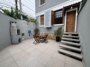 Bygningen som feriehuset ligger i