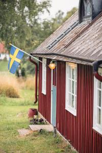 Bygningen som ferieboligen ligger i