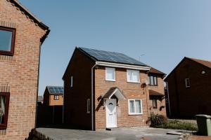 Bygningen som feriehuset ligger i