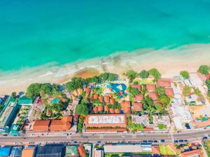 an aerial view of a resort near the beach at Kacha Resort & Spa, Koh Chang in Ko Chang
