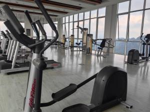 Fitness centrum a/nebo fitness zařízení v ubytování Windmill 4 Star Skypool