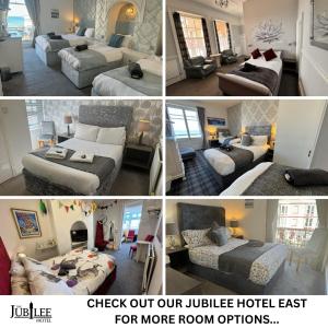 The Jubilee Hotel West- with Spa Facilities & Smokehouse - NEWLY REFURBISHED FACILITIES客房内的一张或多张床位