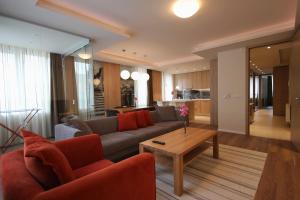 Kuchyň nebo kuchyňský kout v ubytování Sarajevo Daily Apartments