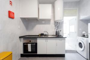 Kuchyň nebo kuchyňský kout v ubytování Casa do 28