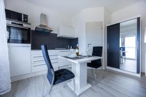 Kuchyň nebo kuchyňský kout v ubytování Studio Apartment Iva