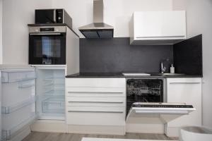Kuchyň nebo kuchyňský kout v ubytování Studio Apartment Iva