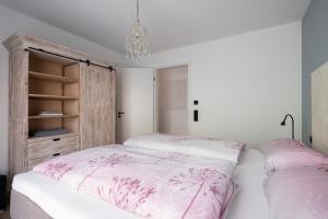 Postel nebo postele na pokoji v ubytování Ferienwohnung Industrial Style