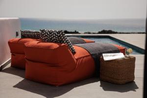 A seating area at Phoenicia Naxos