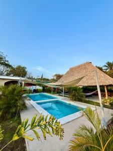 Πισίνα στο ή κοντά στο Lomeli’s Home, 5 minutos del Tunco