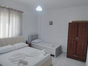 Postel nebo postele na pokoji v ubytování Vila Rusi