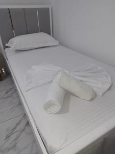 Postel nebo postele na pokoji v ubytování Vila Rusi