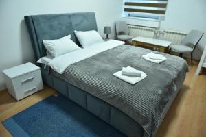 Postel nebo postele na pokoji v ubytování Hostel Nikšić