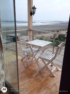 Μπαλκόνι ή βεράντα στο Malabrigo Beach - Restaurante y hospedaje