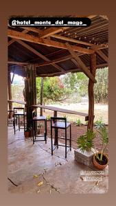 Patio nebo venkovní prostory v ubytování Hotel Monte del Mago