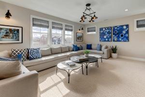 a living room with a couch and a table at Cozy Montana Escape Near Bozeman & Yellowstone in Belgrade +65 photos