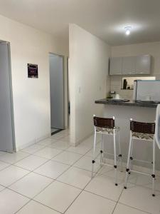 Η κουζίνα ή μικρή κουζίνα στο Apartamento dois quartos a 5 min da Rodoviária