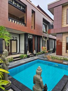 Bazén v ubytování Ubud Canti Accommodation nebo v jeho okolí