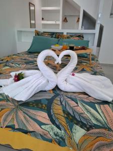 Postel nebo postele na pokoji v ubytování Cosy lodge