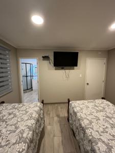 Postel nebo postele na pokoji v ubytování Terraza Traslaviña