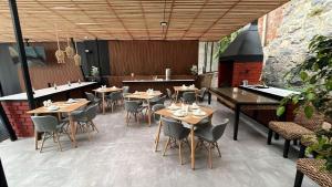 Restaurace v ubytování Terraza Traslaviña