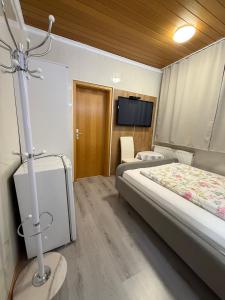 Postel nebo postele na pokoji v ubytování Pension Cao Lai