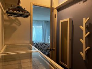 a room with a door open to a bedroom at Spacious Home Steps from Huge Park and Outdoor Fun in San Jose +65 photos