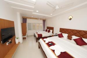 Μια τηλεόραση ή/και κέντρο ψυχαγωγίας στο Hotel Devi Paradise