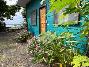 Zahrada ubytování Bora Bora Vairupe lodge