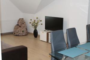 Μια τηλεόραση ή/και κέντρο ψυχαγωγίας στο Katrin Apartments