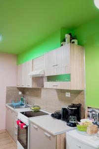 Kuchyňa alebo kuchynka v ubytovaní Marisa City Center Nafplio Apartment