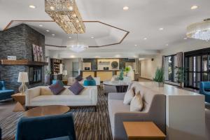 Posezení v ubytování Radisson Hotel Grand Rapids Riverfront