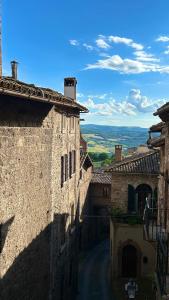 an image of an alley way in an italian village at Santa Maria apartments in Todi