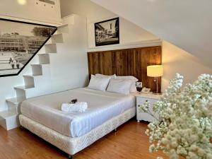Posezení v ubytování Moc Nha Minh Hotel Da Lat