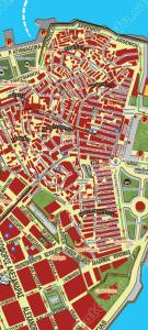 a map of the city of vienna at Olimpias Nest Corfu in Corfu