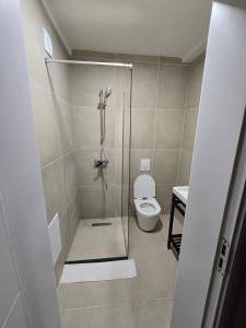 Koupelna v ubytování Fole Apart Hotel