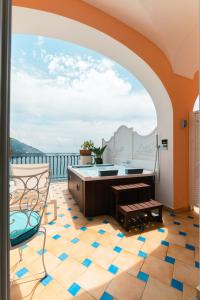 Posezení v ubytování Hotel Conca d'Oro