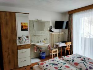 Köök või kööginurk majutusasutuses Haus Grünstein