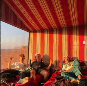 Hosté ubytování Wadirum sunset camp