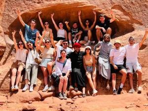 Hosté ubytování Wadirum sunset camp