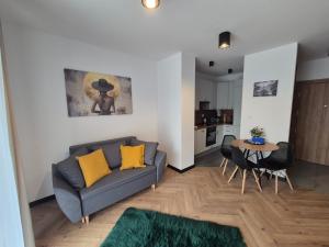 Χώρος καθιστικού στο Ami Luxury Residence VI CENTRUM - możliwość REJSU ŁODZIĄ