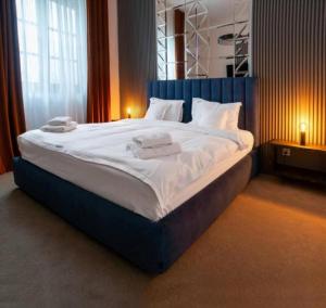 Postel nebo postele na pokoji v ubytování Hotel Star vel