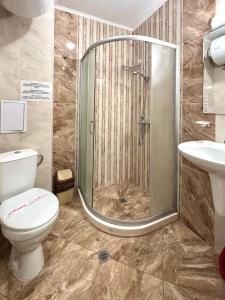 A bathroom at Evi Apartments 2