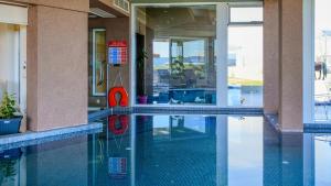 The swimming pool at or close to GF Luxury Villa with indoor pool -Afytos