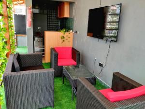 TV a/nebo společenská místnost v ubytování Cosse Apartment + 2 fotografie