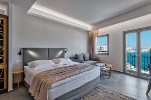Voodi või voodid majutusasutuse Naves Suites toas