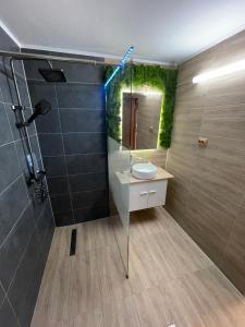 Ένα μπάνιο στο Cabana Blaga