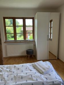 Katil atau katil-katil dalam bilik di Ferienwohnung Odin in Brodersby an der Schlei