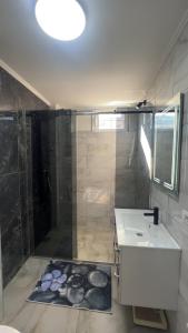Koupelna v ubytování Apartman Trg Lux